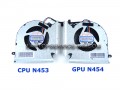Вентилатор  MSI 1542 GE66 GP66 GL66  PABD08008SH N453/ PABD08008SH N454