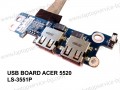 Допълнителна платка  USB   BOARD за лаптоп ACER ASPIRE 5220 5313 5520 5500 7520 7720 7720G LS-3551P