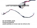 Захранваща букса DC IN POWER JACK за лаптоп  ACER ASPIRE E1-510 E1-521 E1-570 E1-572 DC30100PR00T074 