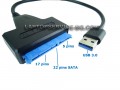 Кабел SSD Hard Drive SATA 3 22-пинов адаптер към USB 3.0 / 2.0  до 6 Gbps за  2.5 Inch 