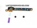 Захранващ бутон платка  с кабел  за лаптоп DELL LATITUDE 6430U QCZ00 LS-8833P NBX00018700