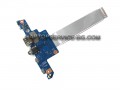 USB audio платка с кабел  за  HP ENVY X360 15-AQ M6-AQ 448.07N02.0021