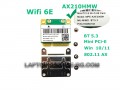 AX210HMW Mini PCI-E WiFi Card WiFi6E Intel AX210 AC8265 Wireless Module 6GHz Tri-Band Network Card Bluetooth 5.3 for Laptop M.2 NGFF