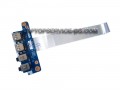 USB Audio board платка за  ASUS X73 X73B K73B K73B LS-7323P