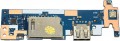 Lenovo IdeaPad 1 15IJL7 82LX Захранваща платка USB Card Reader платка 5C50S25273 JS570 NS-E052