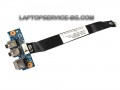 USB Audio  Board платка  от лаптоп Asus X53B K53Z X53U K53U K53T A53U  LS-7322P LS7322P DC02001AP00